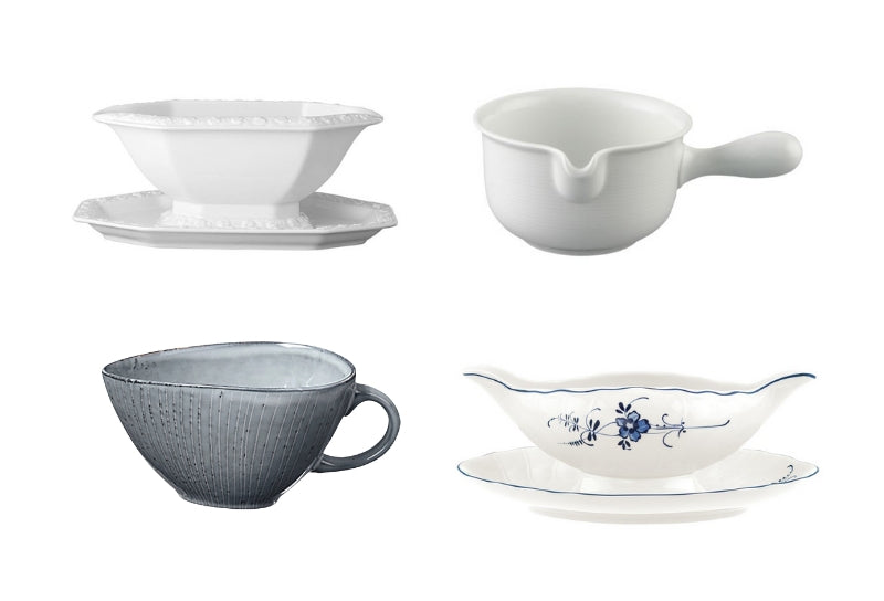 Sauciere Porzellan In Kuh-Design - 300ml Milchkännchen Für Saucen