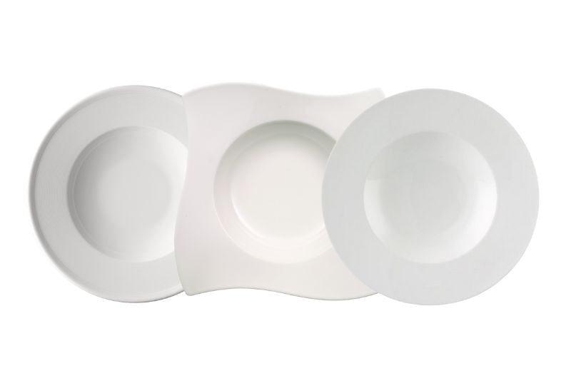 Henten Home Pastateller Set - 2x Bunte Suppenschalen 1500ml Boho Style