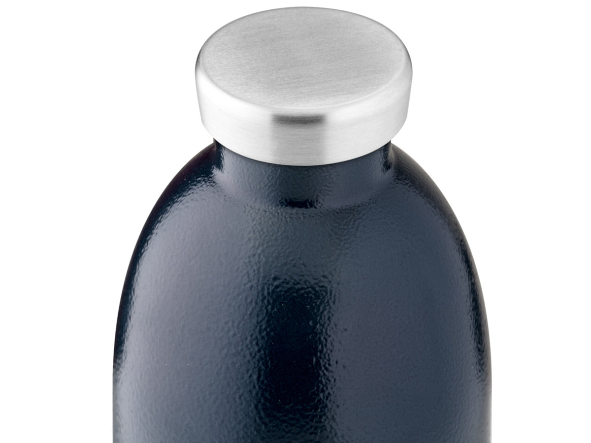 24Bottles Clima Bottle Rustic Deep Blue 850ml Freisteller 2