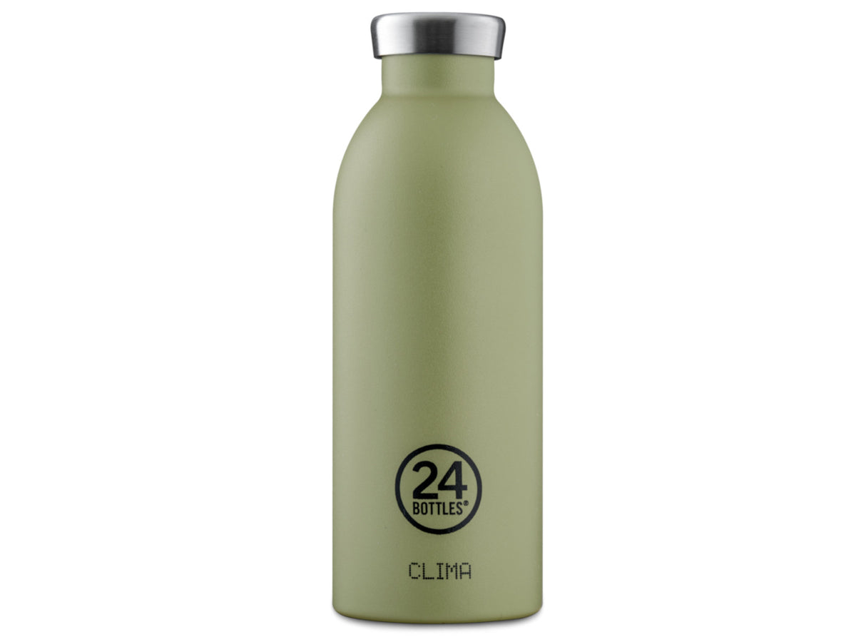 24Bottles Clima Bottle Stone Sage 500ml Freisteller 1