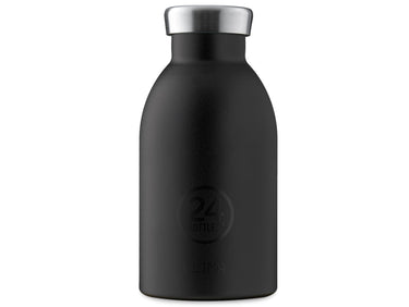 24Bottles Clima Bottle Stone Tuxedo Black 330ml Freisteller 1