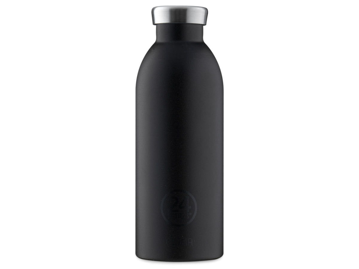 24Bottles Clima Bottle Stone Tuxedo Black 500ml Freisteller 1