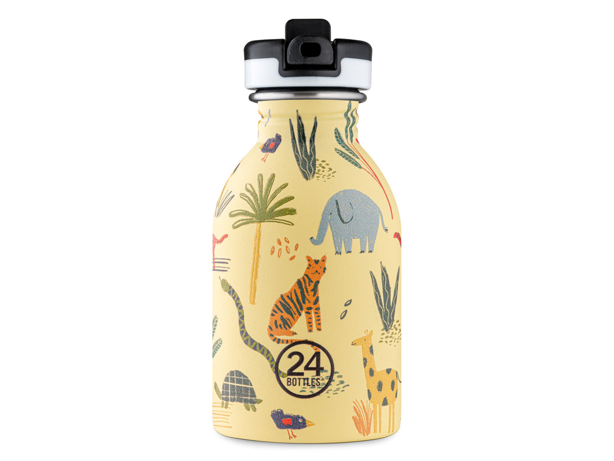 24Bottles Kids Urban Bottle Jungle Friends 250ml Freisteller 1