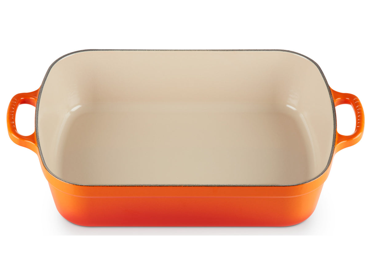 Le Creuset Bratreine Signatur ofenrot 40,2cm Freisteller 2