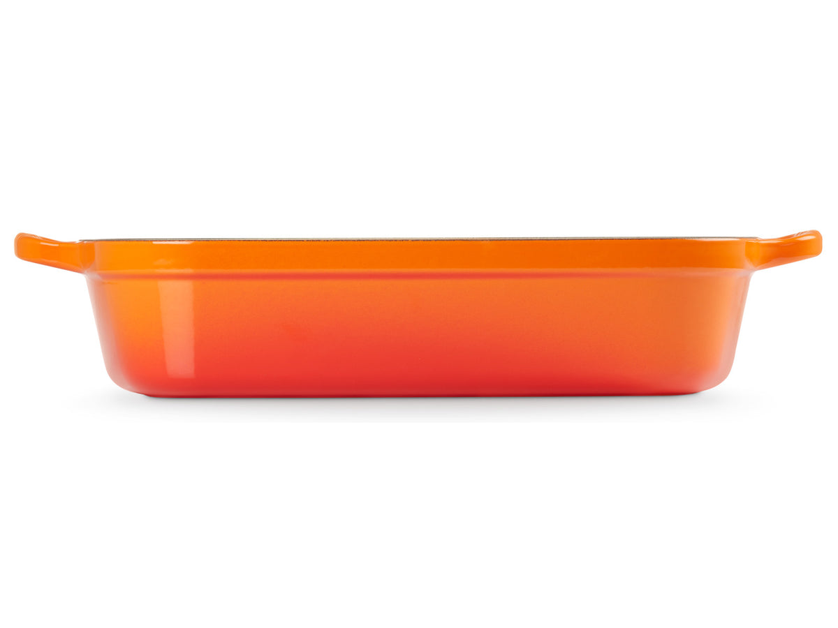 Le Creuset Bratreine Signatur ofenrot 40,2cm Freisteller 4