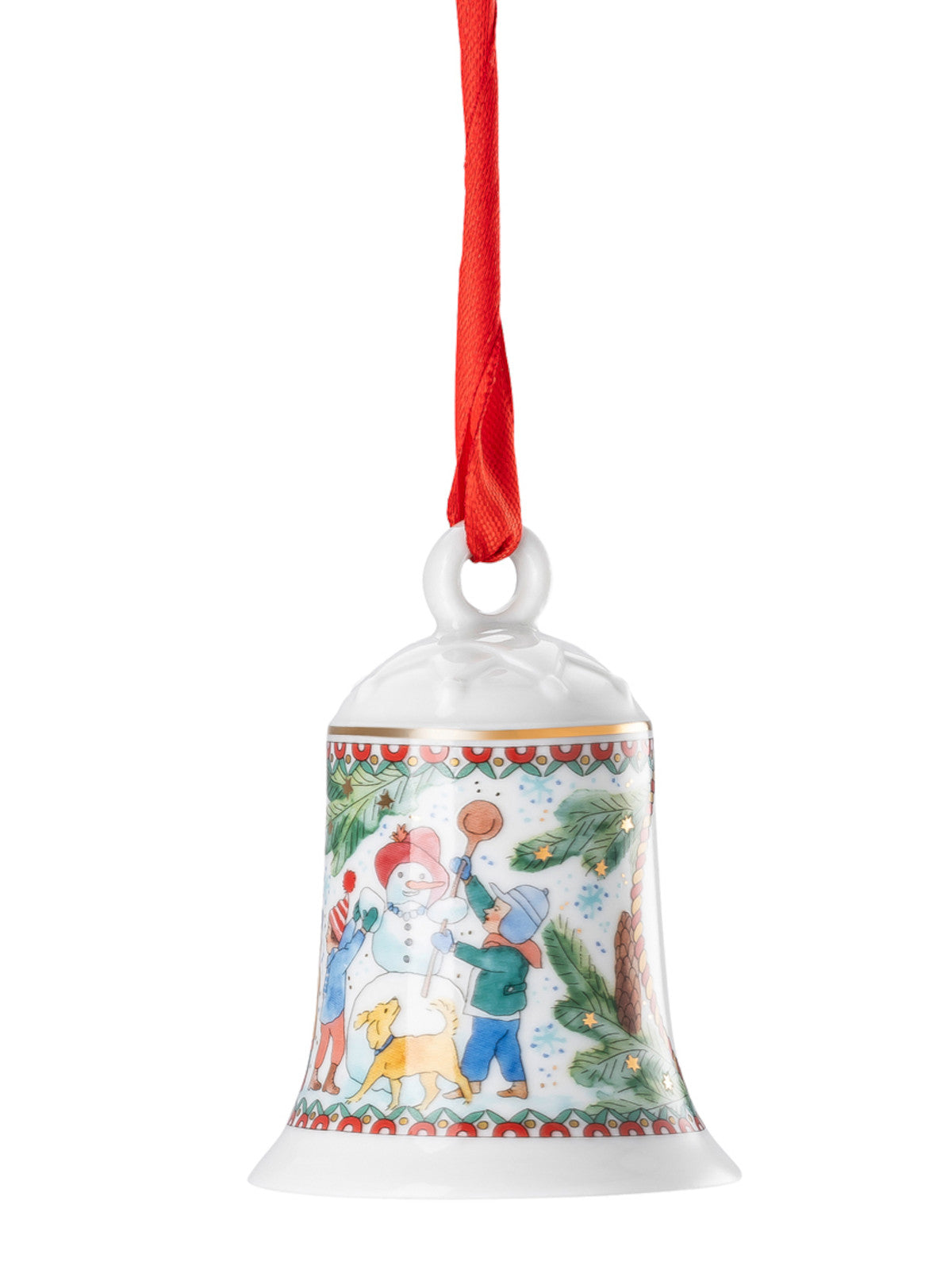 Hutschenreuther Porzellanglocke Weihnachtsglocke 2025 Freisteller 1