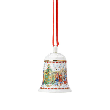 Hutschenreuther Porzellanglocke Weihnachtsglocke 2023 Freisteller