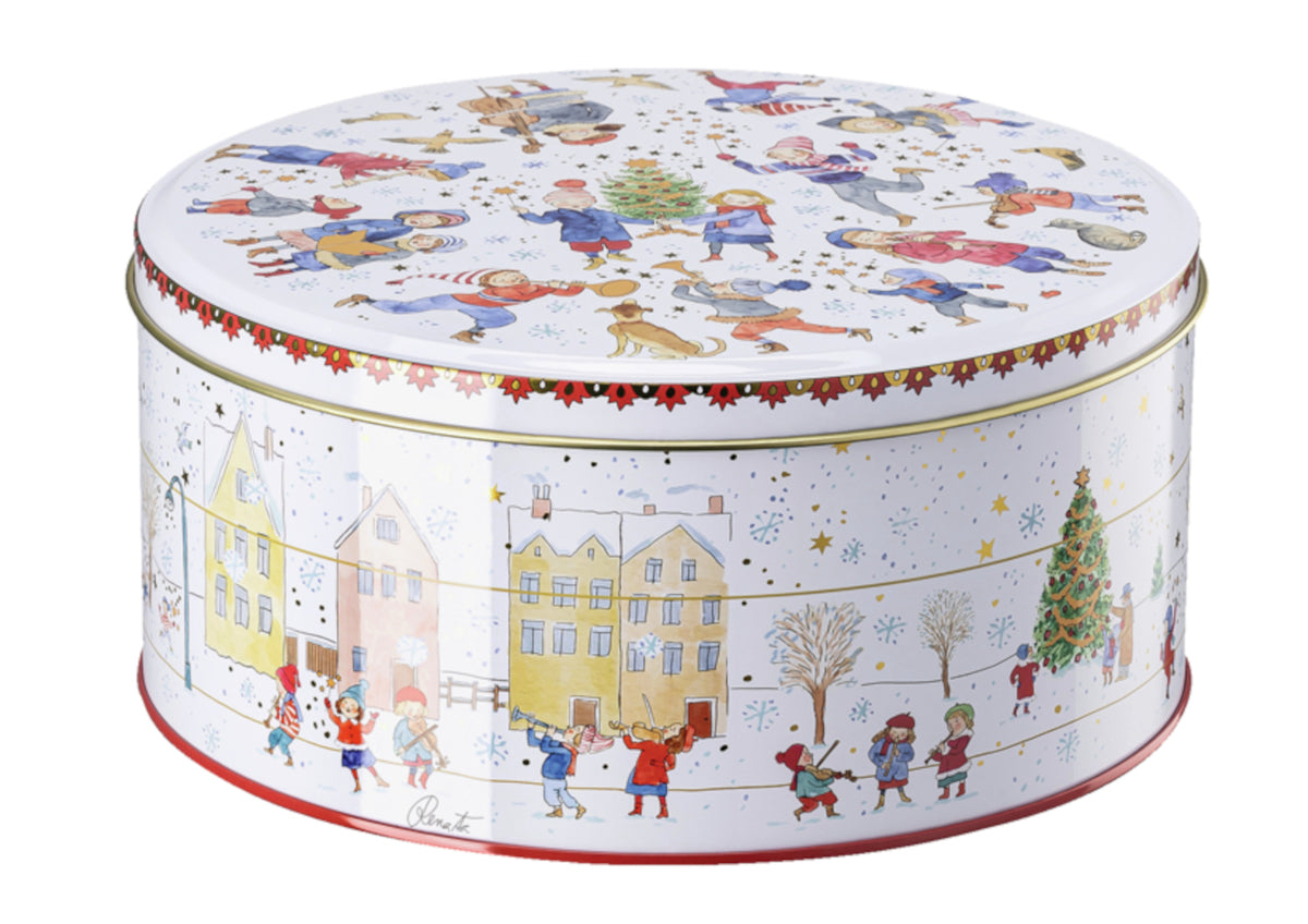 Hutschenreuther Sammelkollektion 2023 Weihnachtsklänge Plätzchendosen Set3 Freisteller