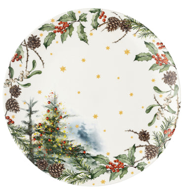 Hutschenreuther Sammelserie 2023 Am Weihnachtsbaum Plätzchenteller 28cm Freisteller