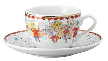 Hutschenreuther Sammelkollektion 2023 Weihnachtsklänge Cappuccinotasse 2tlg Freisteller