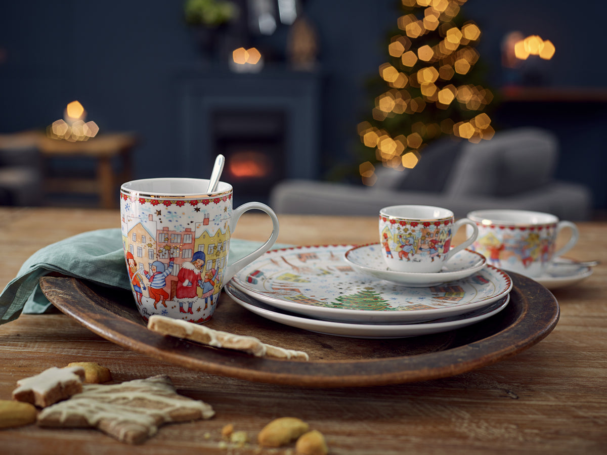 Hutschenreuther Sammelkollektion 2023 Weihnachtsklänge Plätzchenteller 28cm Lifestyle