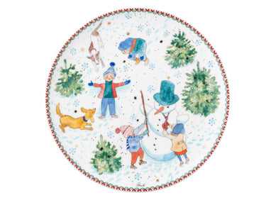 Hutschenreuther Sammelkollektion 2025 Weihnachtsspiele Teller flach 22cm Freisteller 1