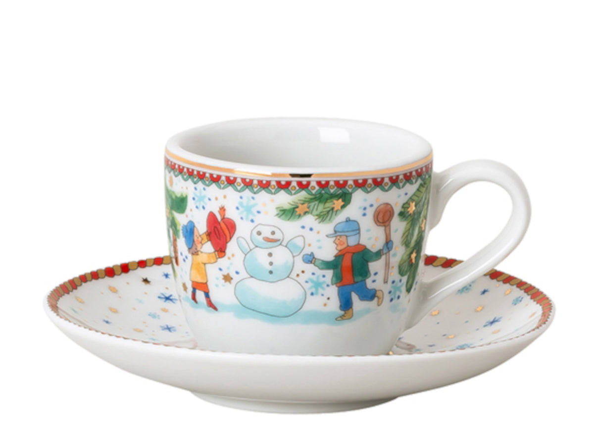Hutschenreuther Sammelkollektion 2025 Weihnachtsspiele Espressotasse 2tlg Freisteller 1