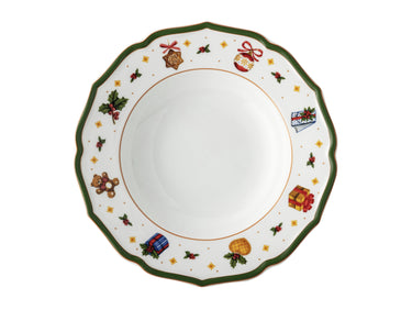 Hutschenreuther Happy Wintertime Green Teller tief 23cm Freisteller