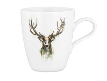 Seltmann Weiden Life Nature Hirsch Becher mit Henkel 0,40l Freisteller 1