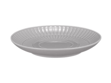 Amina Silbergrau uni Kombi-Untertasse klein 12cm Freisteller