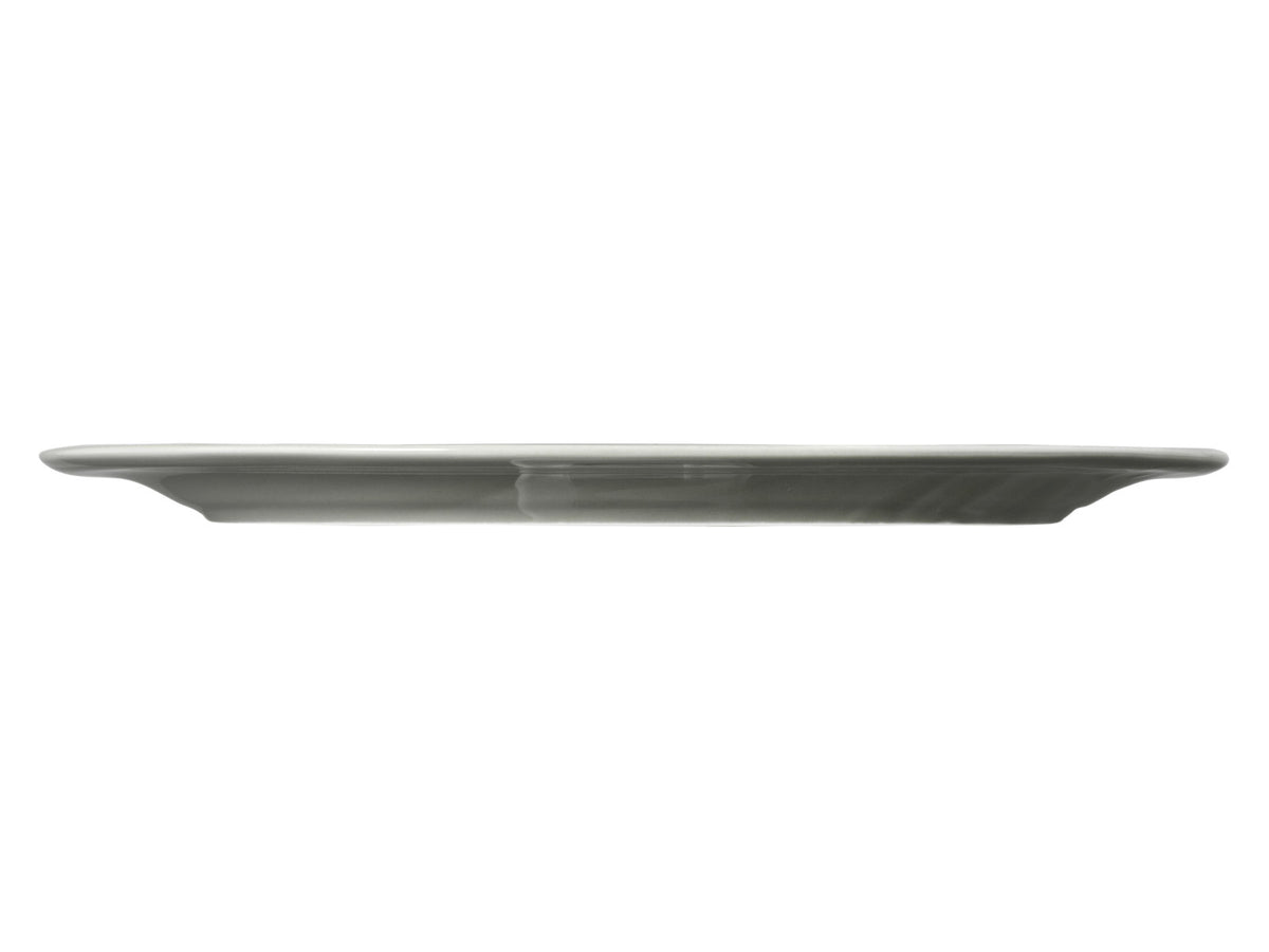 Seltmann Weiden Beat Perlgrau uni Servierplatte oval 35x28cm Freisteller2