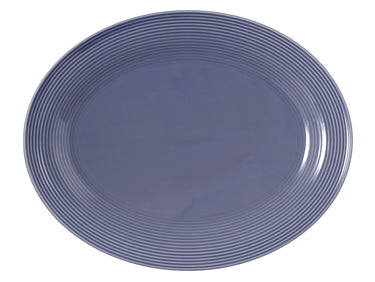 Seltmann Weiden Beat Fliederblau uni Servierplatte oval 35x28cm Freisteller1