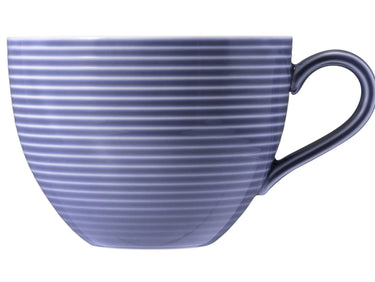 Seltmann Weiden Beat Fliederblau uni Milchkaffeeobertasse 0,35l mit Relief Freisteller1