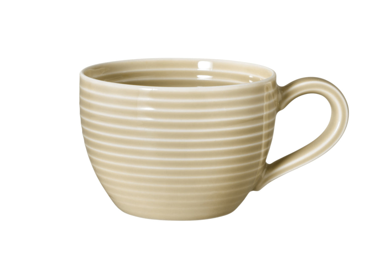 Seltmann Weiden Beat Sandbeige uni Espressoobertasse 0,11l mit Relief Freisteller3