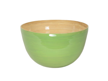 albert L. (punkt) Bambus-Schüssel lindgrün 30 x 18 cm Freisteller