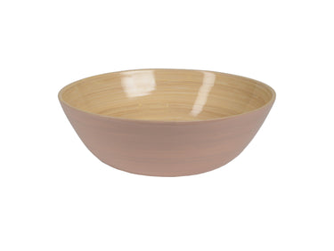 albert L. (punkt) Bambus-Schüssel flach puder 30 x 10 cm Freisteller
