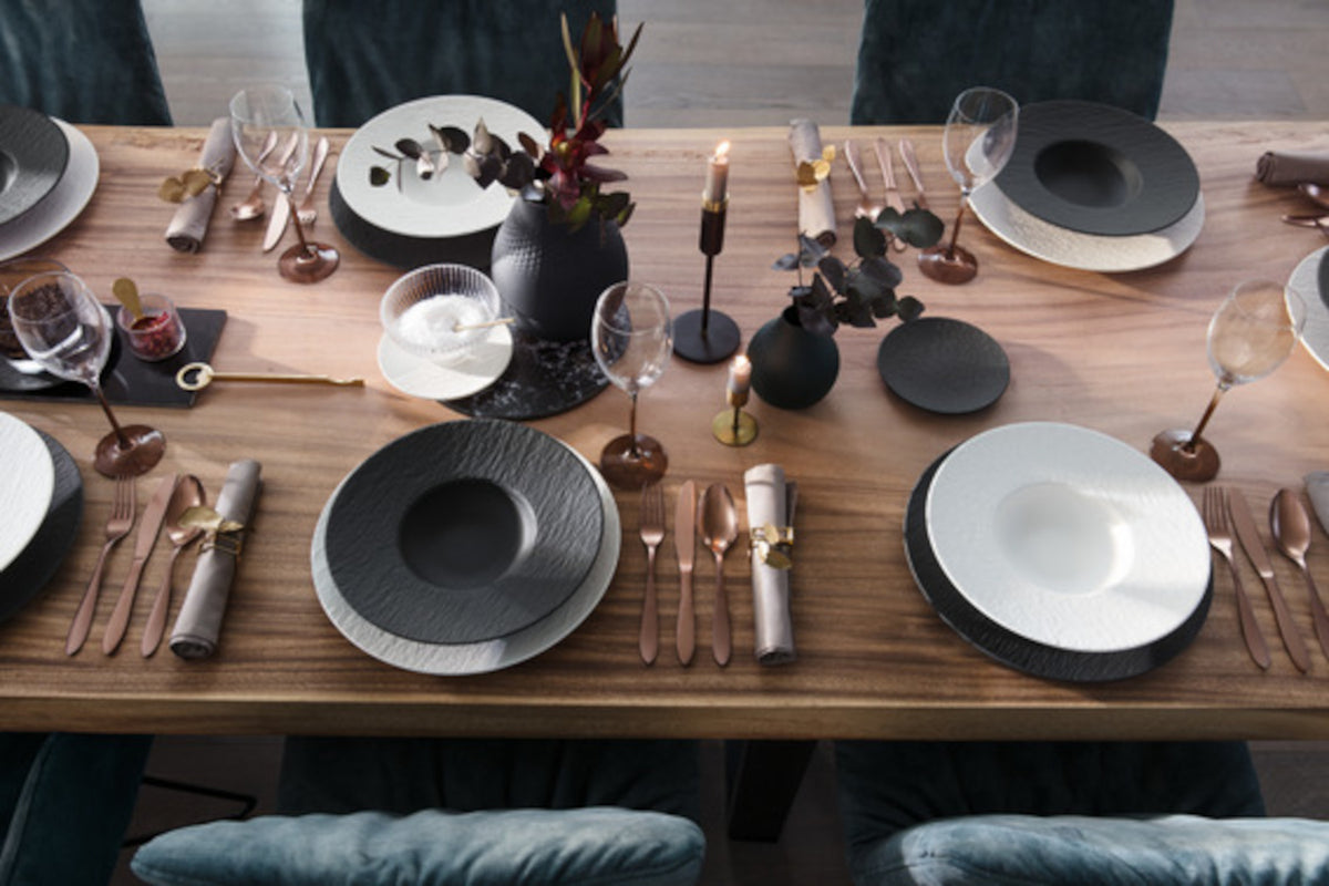 Villeroy & Boch Manufacture Rock Starterset 36tlg