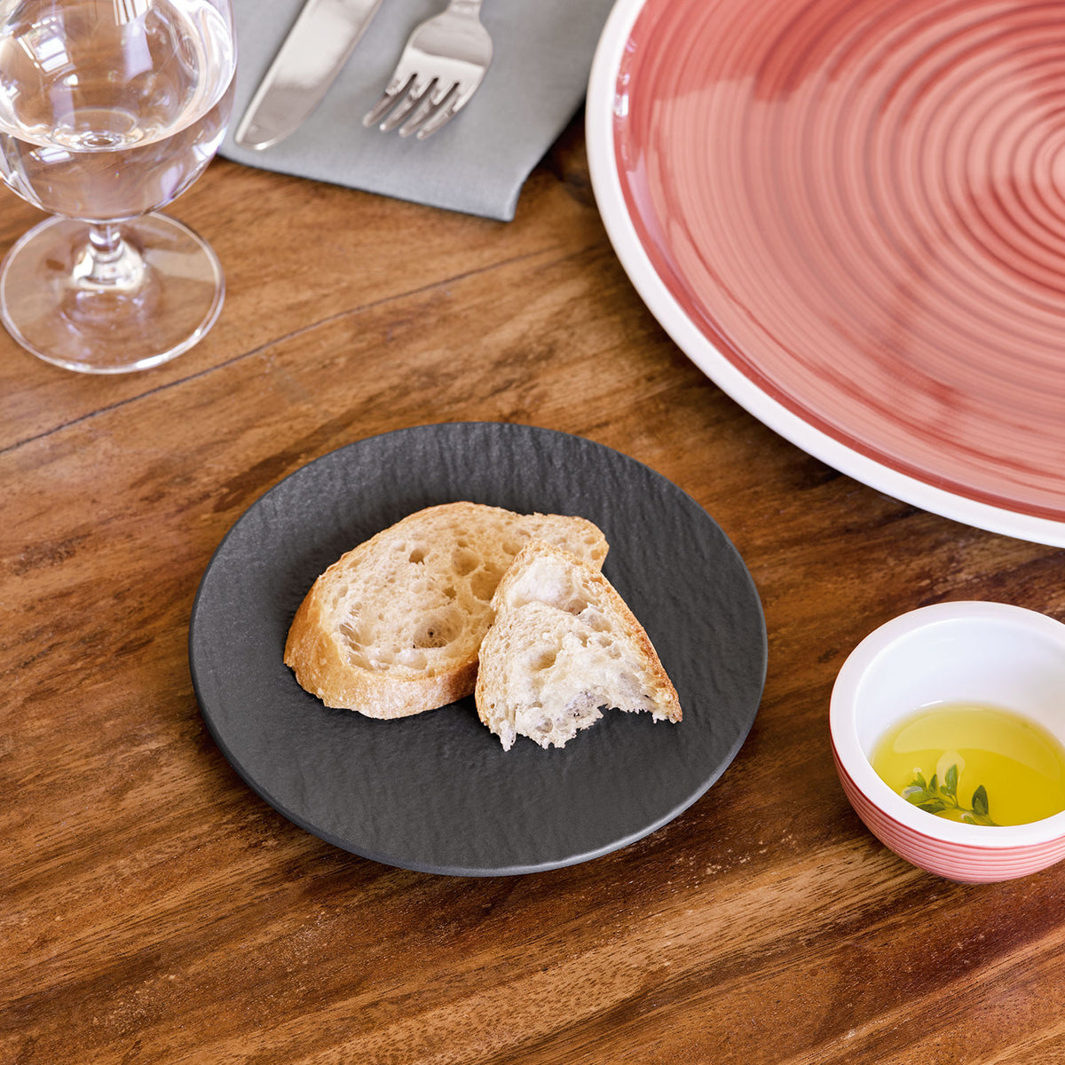 Villeroy & Boch Manufacture Rock Brotteller 16 cm Set6