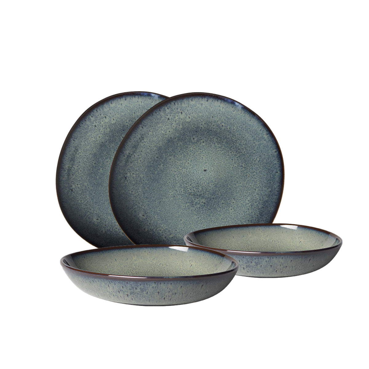 Villeroy & Boch 1042598548 Lave gris Tafelset 4tlg