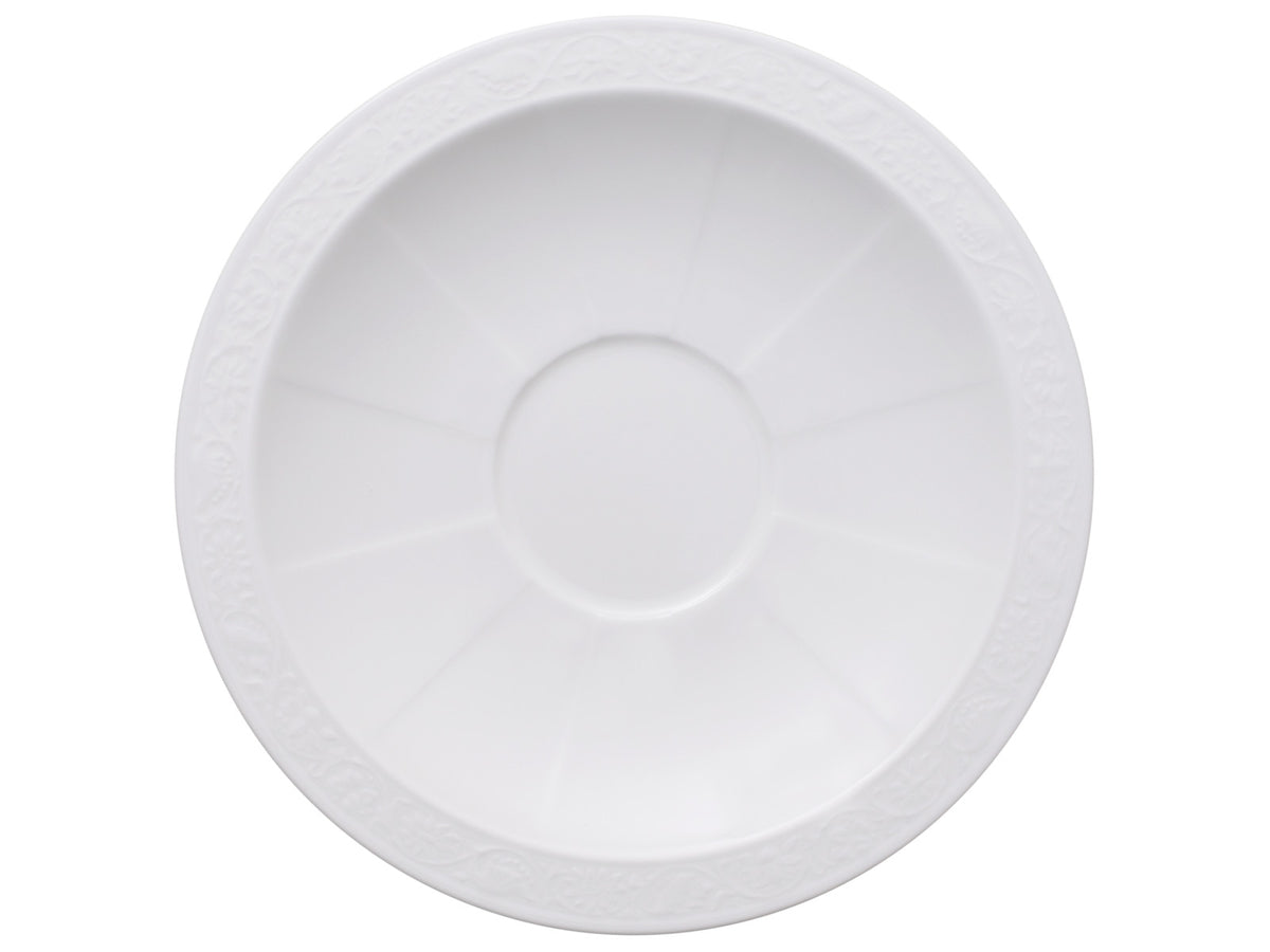 Villeroy & Boch White Pearl Frühstücksuntertasse 18 cm Freisteller