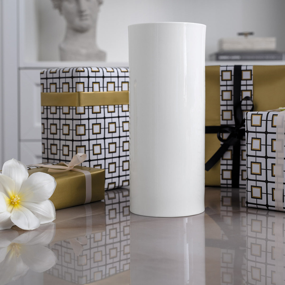 Villeroy & Boch Signature Metrochic Blanc Vase hoch 13 x 30,5 cm Lifestyle 1