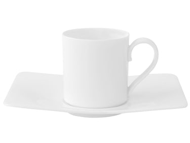 Villeroy & Boch Modern Grace Mokka-/Espressotasse mit Untertasse Freisteller