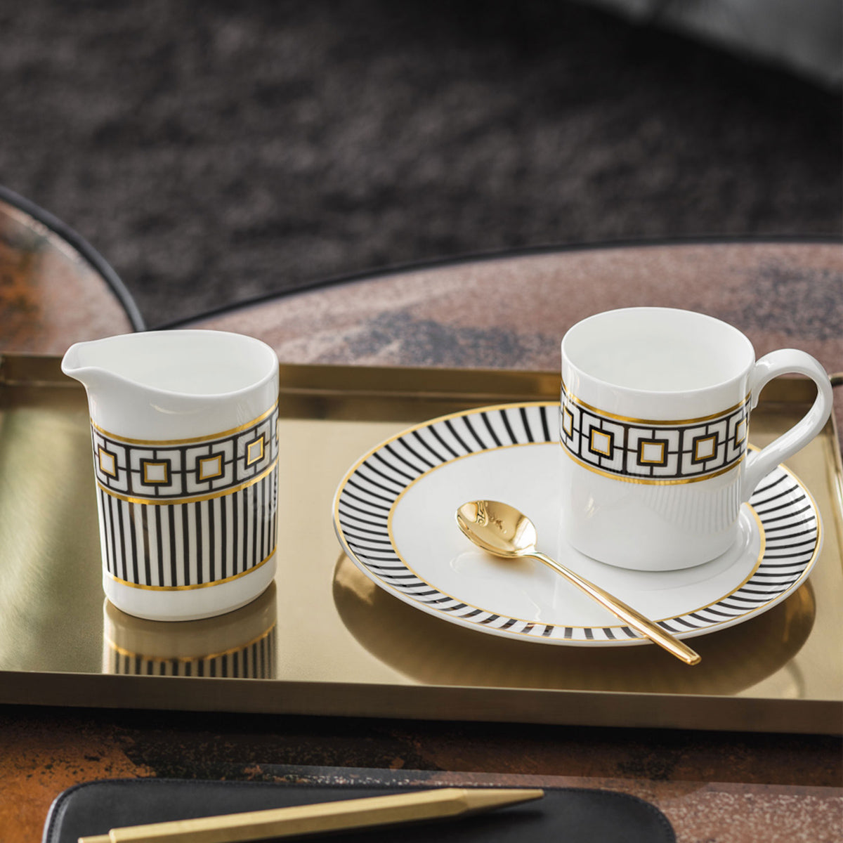 Villeroy & Boch Signature Metrochic Mokka-/Espressountere 14,5 cm Lifestyle 2