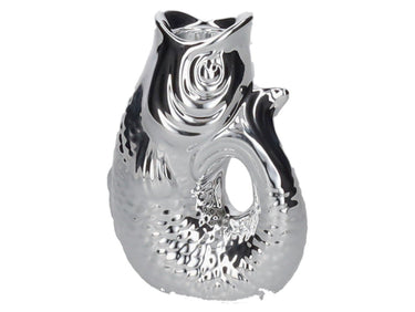 Giftcompany Monsieur Carafon Kerzenhalter Fisch XS silber 12,7cm Freisteller 1