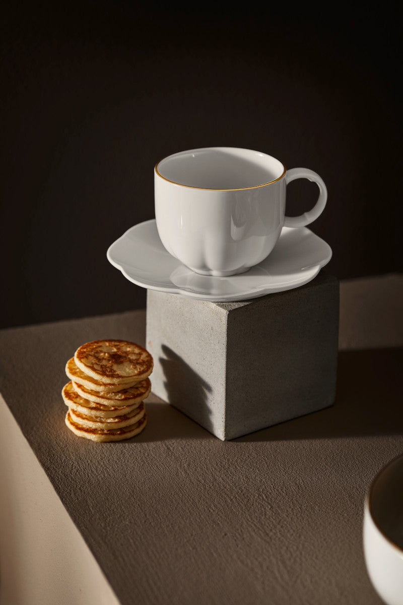 Rosenthal Sonetto Bianco Espresso-Untertasse 12cm Lifestyle 1