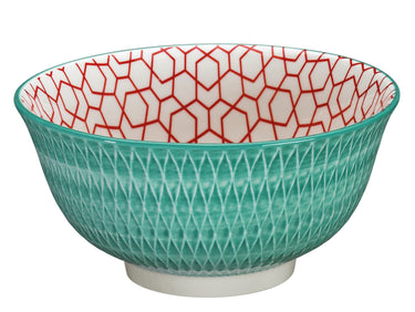 Cilio AMICI Bowl Rauten türkis 15,5 cm Freisteller