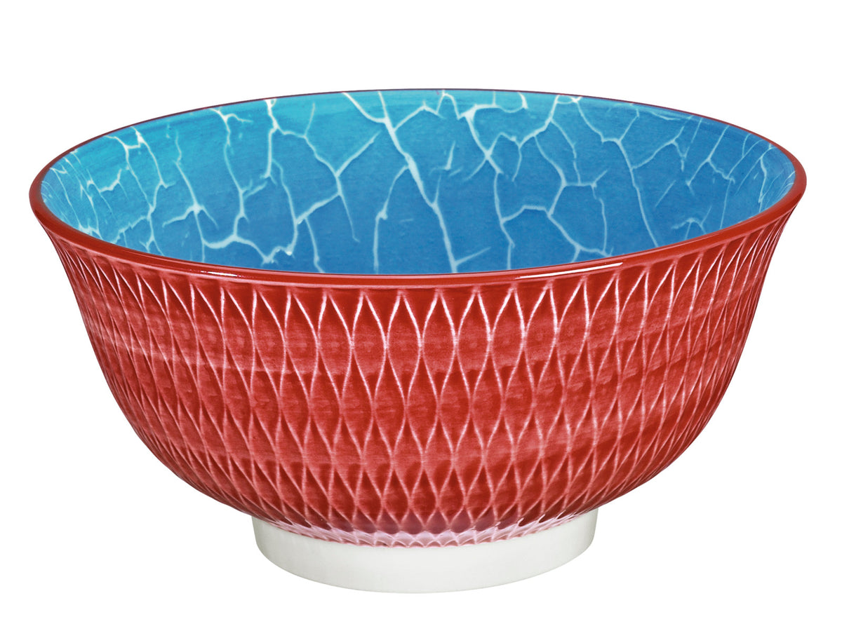 Cilio AMICI Bowl Rauten rot 18 cm Freisteller