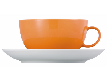 Thomas Sunny Day Orange Cappuccinotasse 2tlg. Freisteller