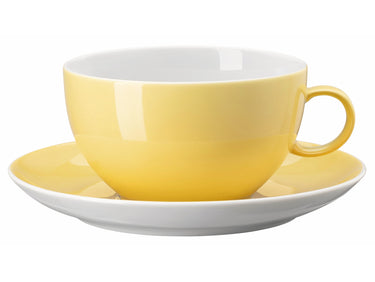 Thomas Sunny Day Soft Yellow Cappuccinotasse 2tlg. Freisteller 1