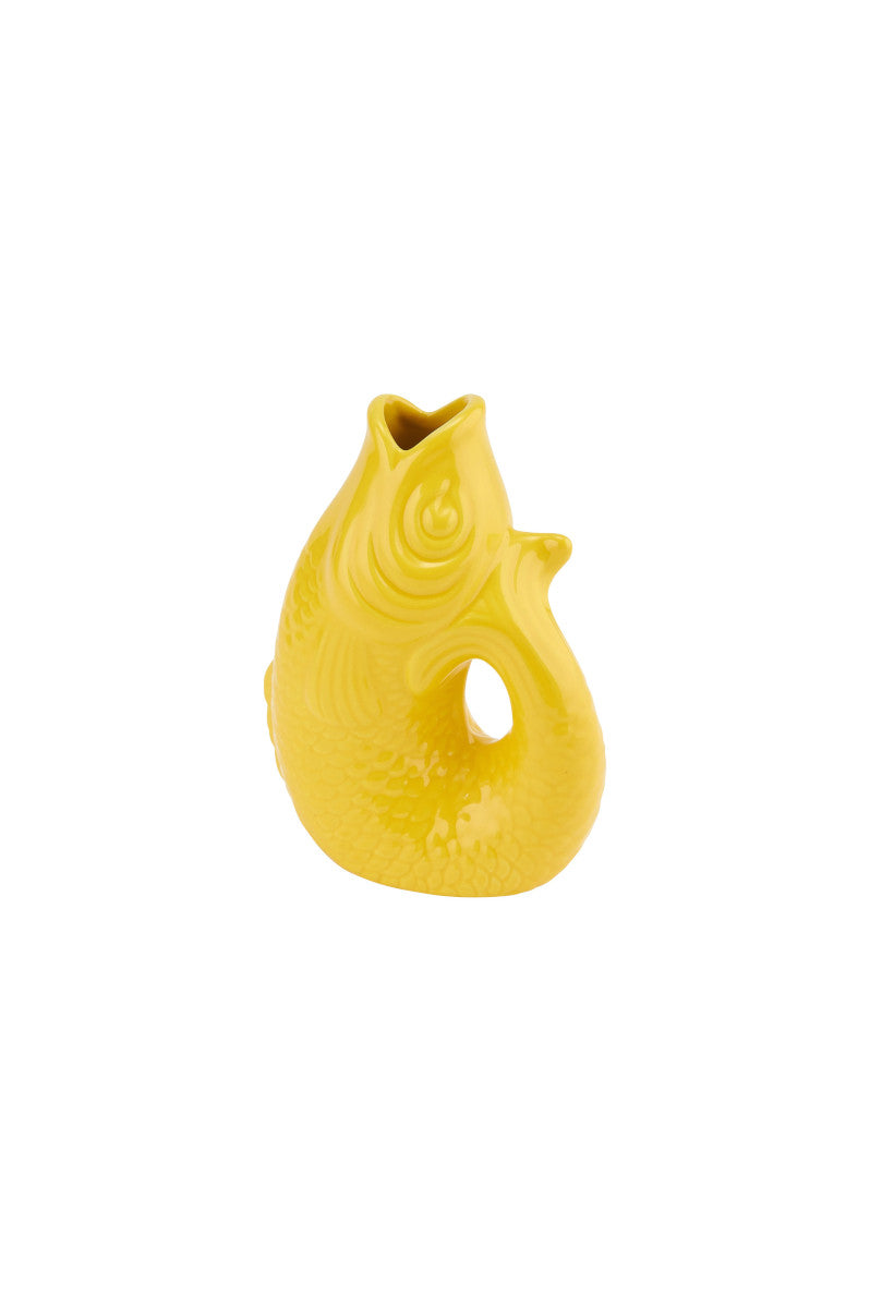 Giftcompany Monsieur Carafon Vase / Karaffe Fisch XS tuscan sun 0,2l Freisteller