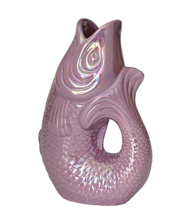 Giftcompany Monsieur Carafon Vase / Karaffe Fisch S rainbow violett 1,2l