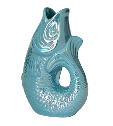 Giftcompany Monsieur Carafon Vase / Karaffe Fisch S rainbow ocean 1,2l