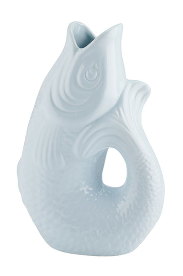 Giftcompany Monsieur Carafon Vase / Karaffe Fisch L blue horizon 2,7l Freisteller