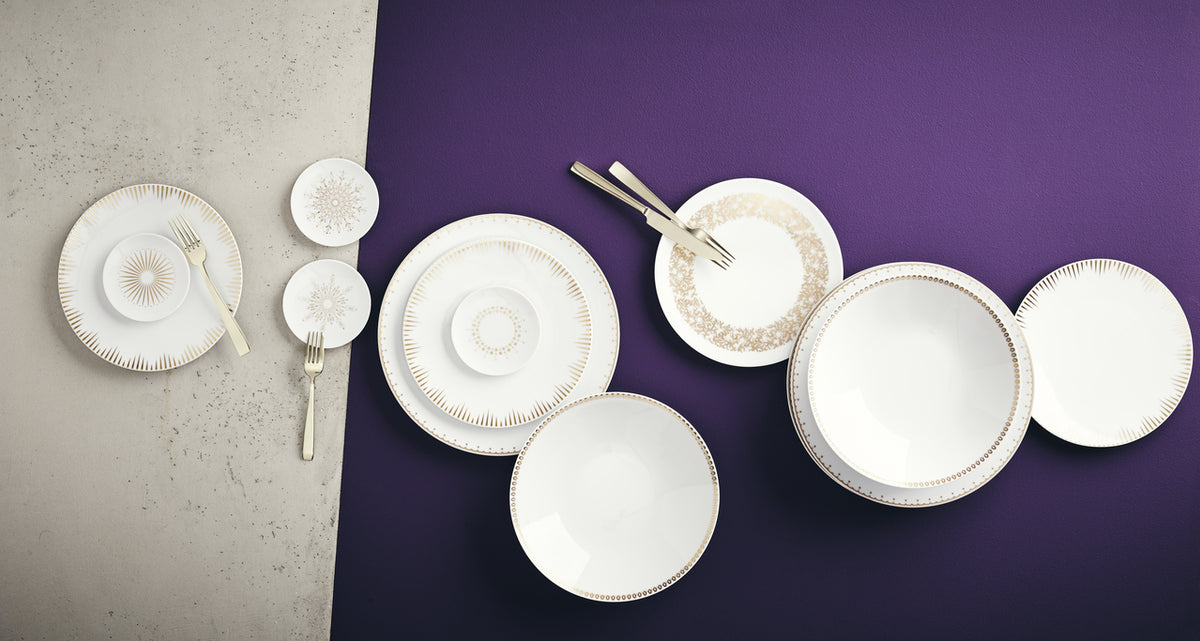 Rosenthal TAC Gropius Festive Ornaments Frühstücksteller 22cm Lifestyle