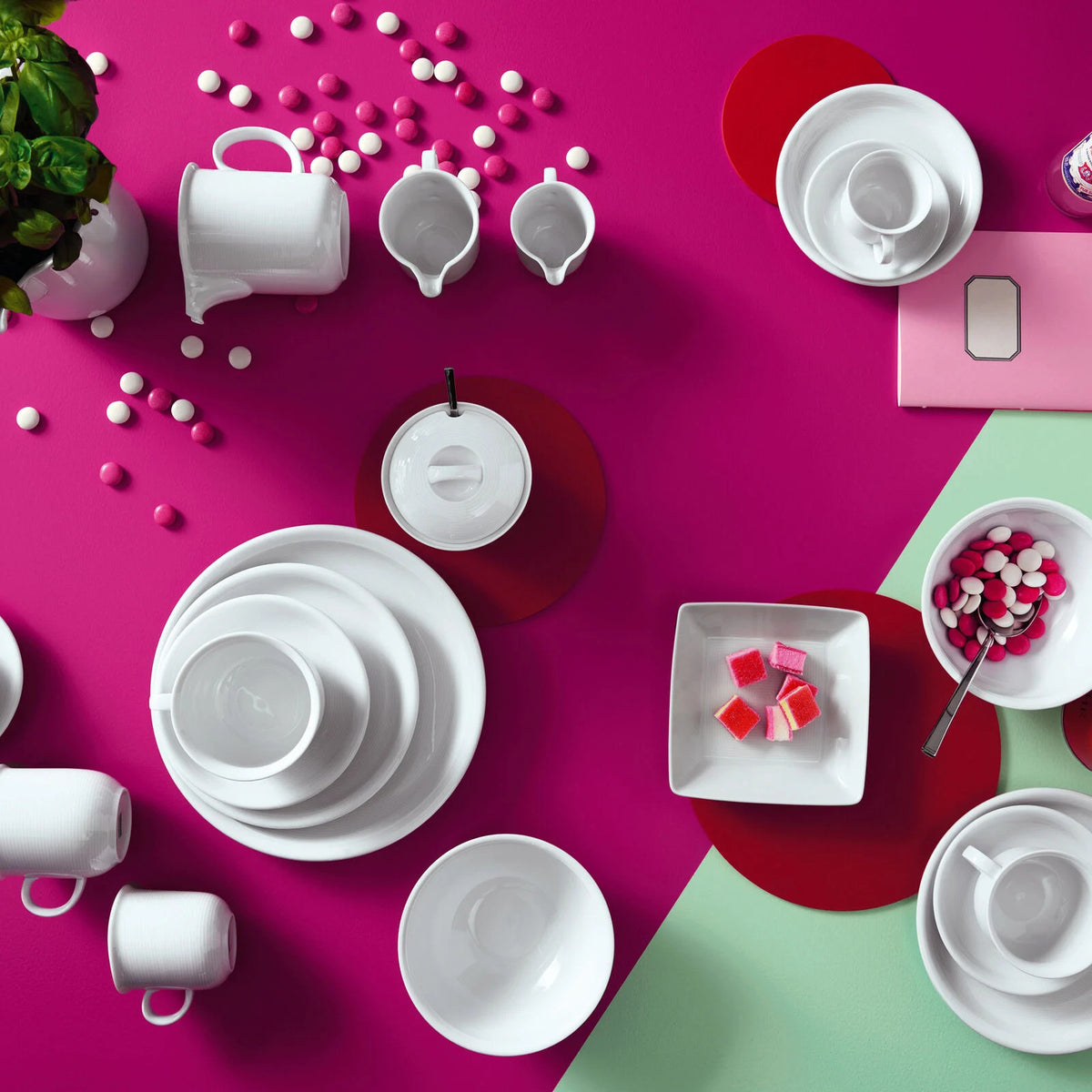 Thomas Trend weiss Cappuccino-/Frühstücks-Untertasse 16cm Lifestyle 2