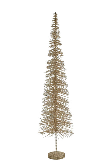 Giftcompany Seoul Deko-Weihnachtsbaum mit Glitzer gold 70cm Freisteller