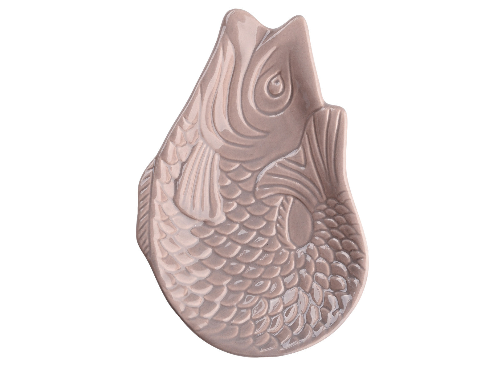 Giftcompany Monsieur Carafon Fisch Dekoteller sandstone 12,5x8,3cm Freisteller