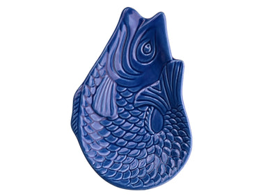 Giftcompany Monsieur Carafon Fisch Dekoteller azure 12,5x8,3cm Freisteller