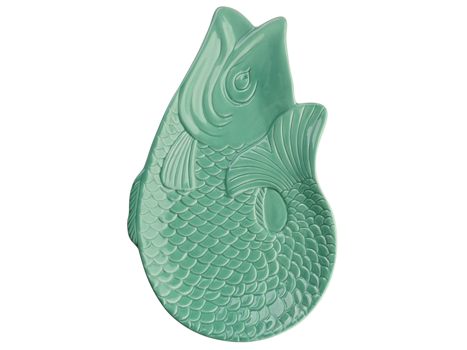 Giftcompany Monsieur Carafon Fisch Dekoteller mint cream 25,3x16cm Freisteller