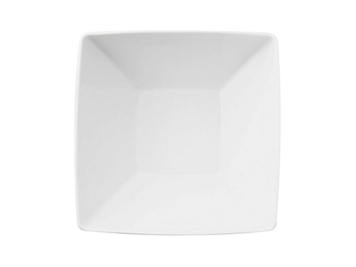 Thomas Loft Weiss Schüssel quadratisch 21 cm Freisteller